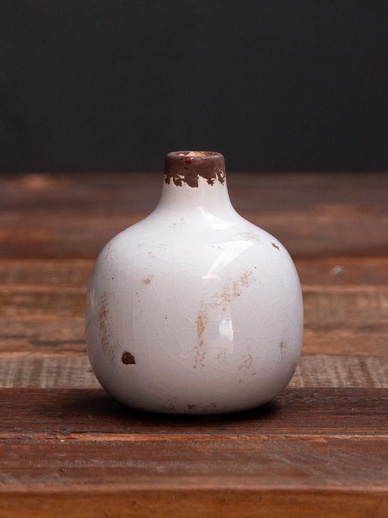  White small ceramic vase - 5