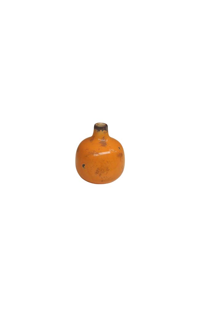 Yellow small ceramic vase - 2