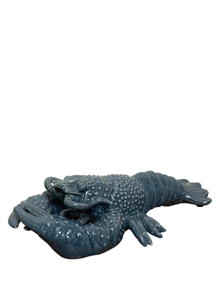 Blue ceramic lobster (color variation) - 2