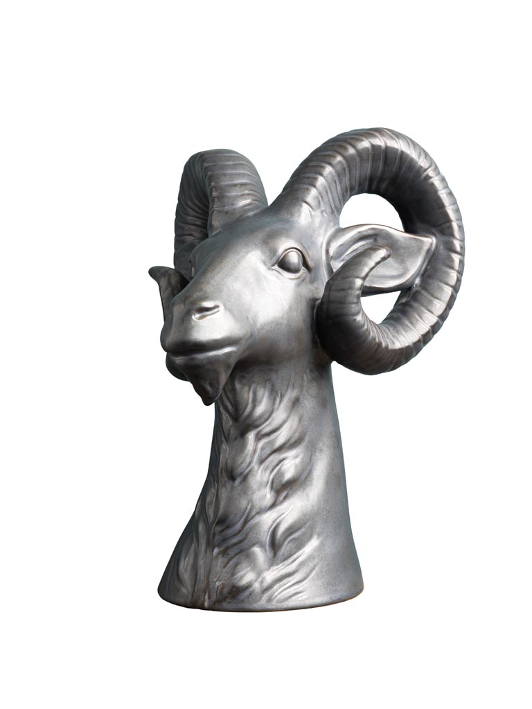 Billy goat en silver stoneware - 2