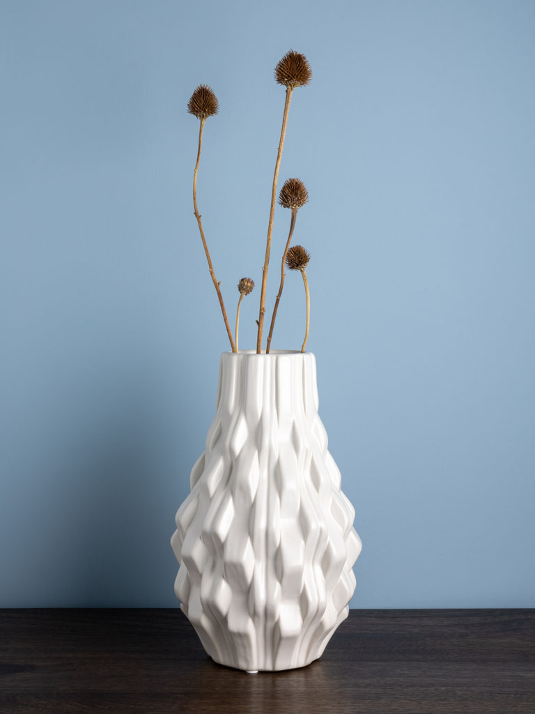 Vase blanc Kafig - 1