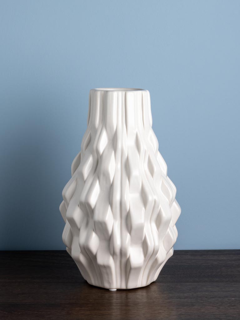 White vase Kafig - 3