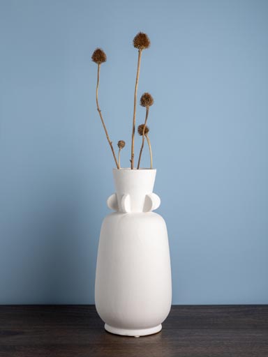Vase blanc Crinia