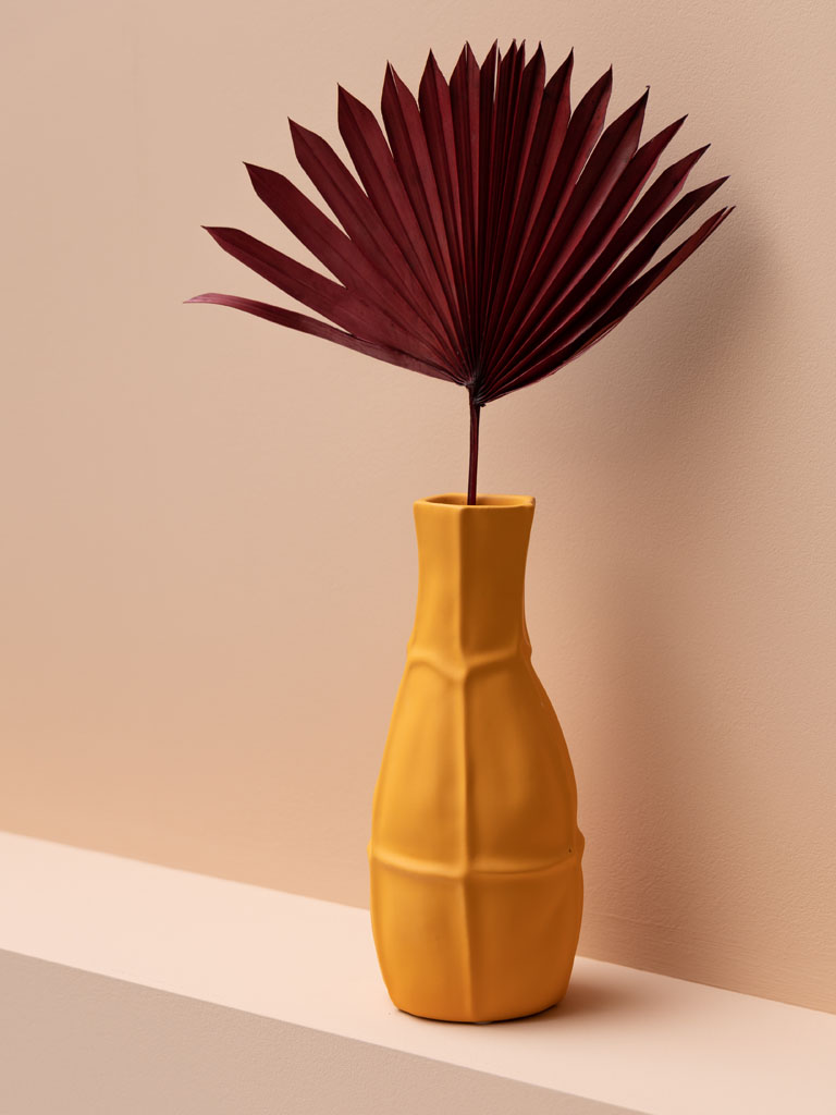 Yellow bottle vase Abstract - 1