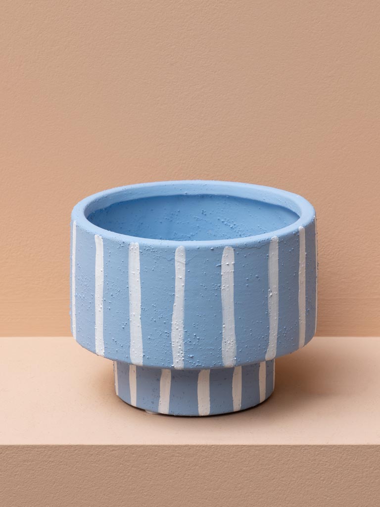 Light blue flower pot Ferret - 3