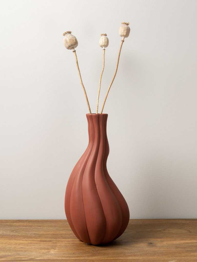 Terracotta vase Racine - 1
