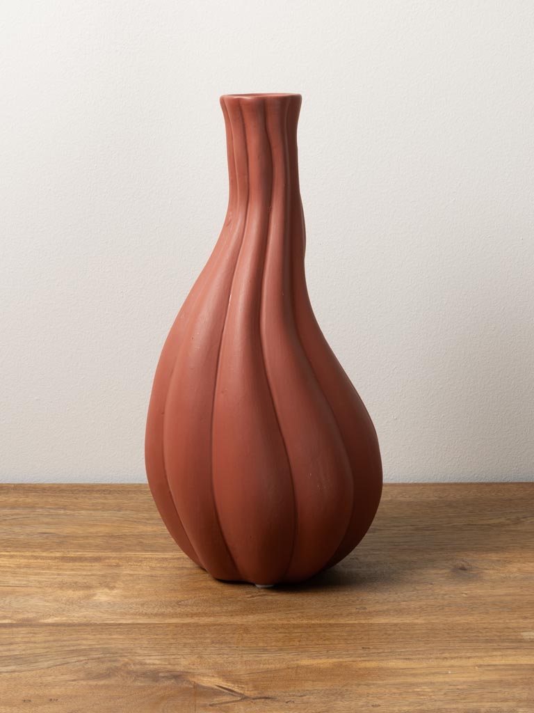 Terracotta vase Racine - 7
