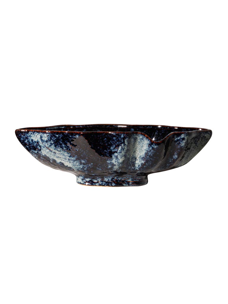Large blue basket wavy Méandre - 3