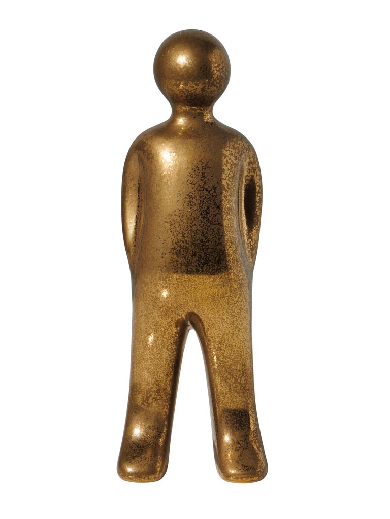 Golden stoneware deco Human - 2