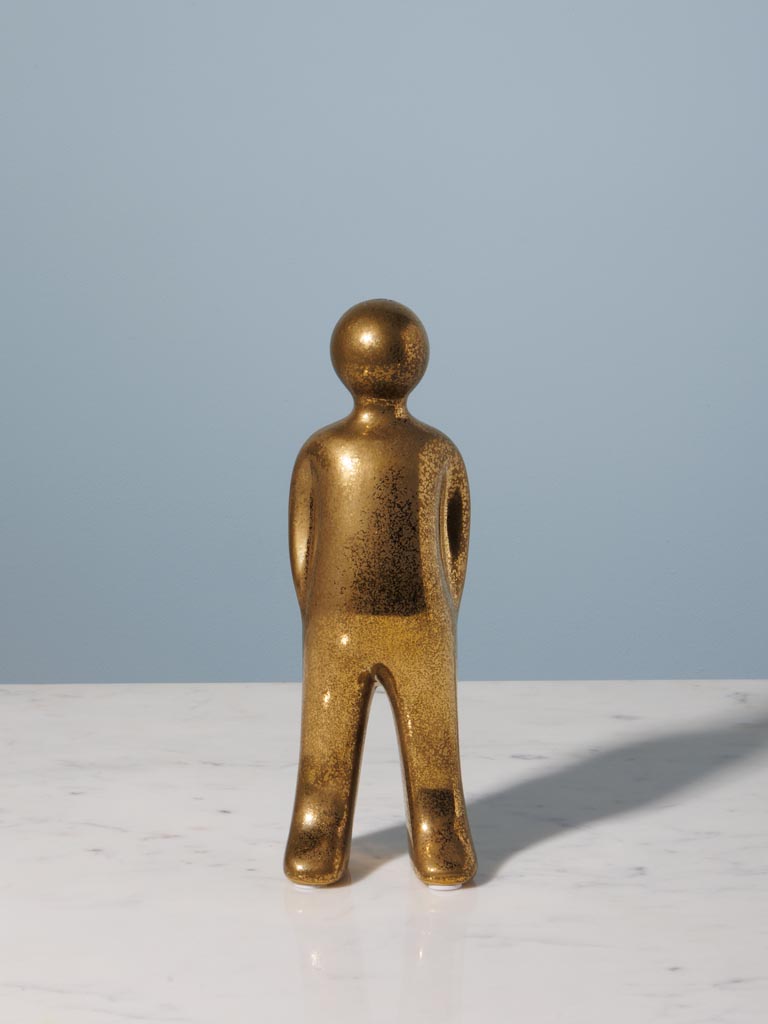 Golden stoneware deco Human - 1