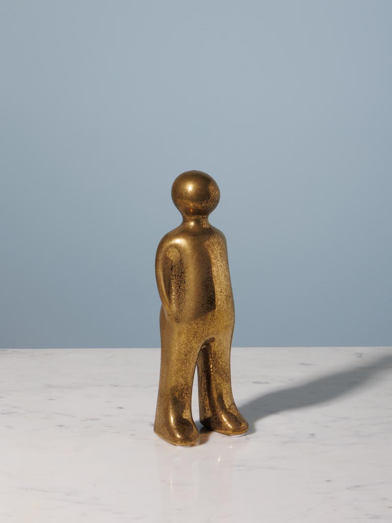 Golden stoneware deco Human - 3