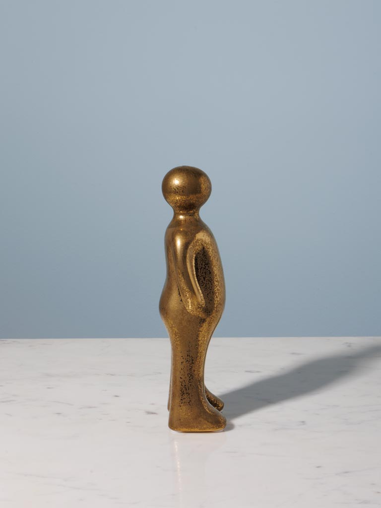 Golden stoneware deco Human - 5