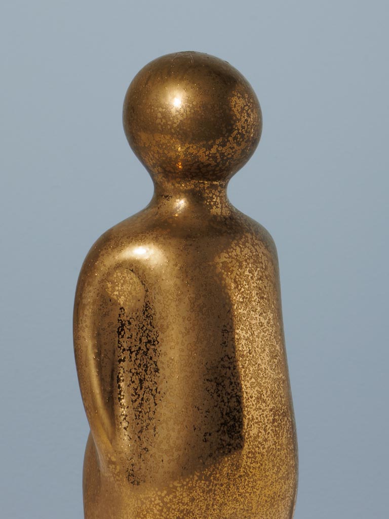 Golden stoneware deco Human - 4