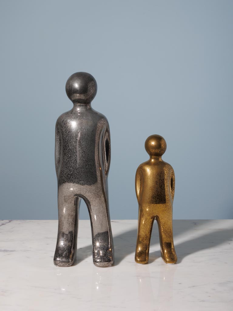 Golden stoneware deco Human - 6