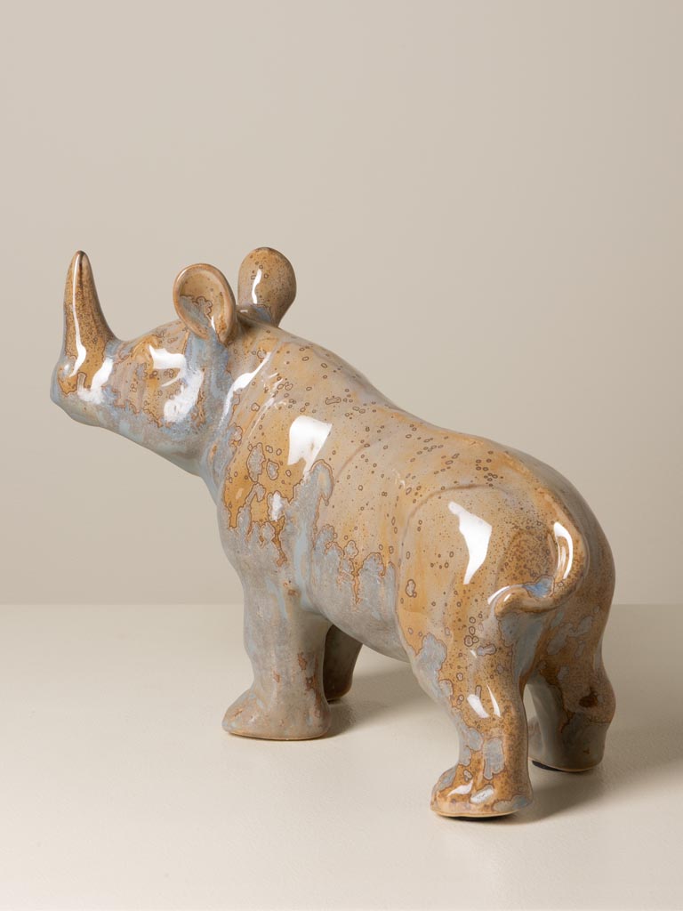 Sculpture Rhinocéros Sauvage - 3
