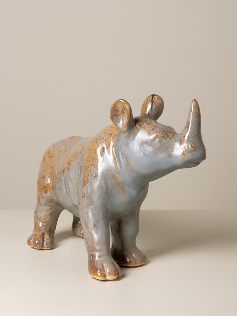 Sculpture Rhinocéros Sauvage - 5