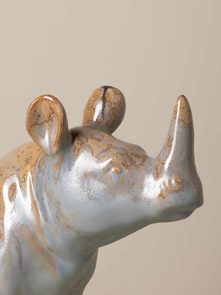 Sculpture Rhinocéros Sauvage - 4