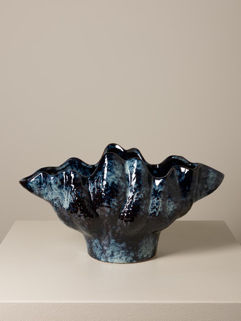 Vase bleu Ecume - 1