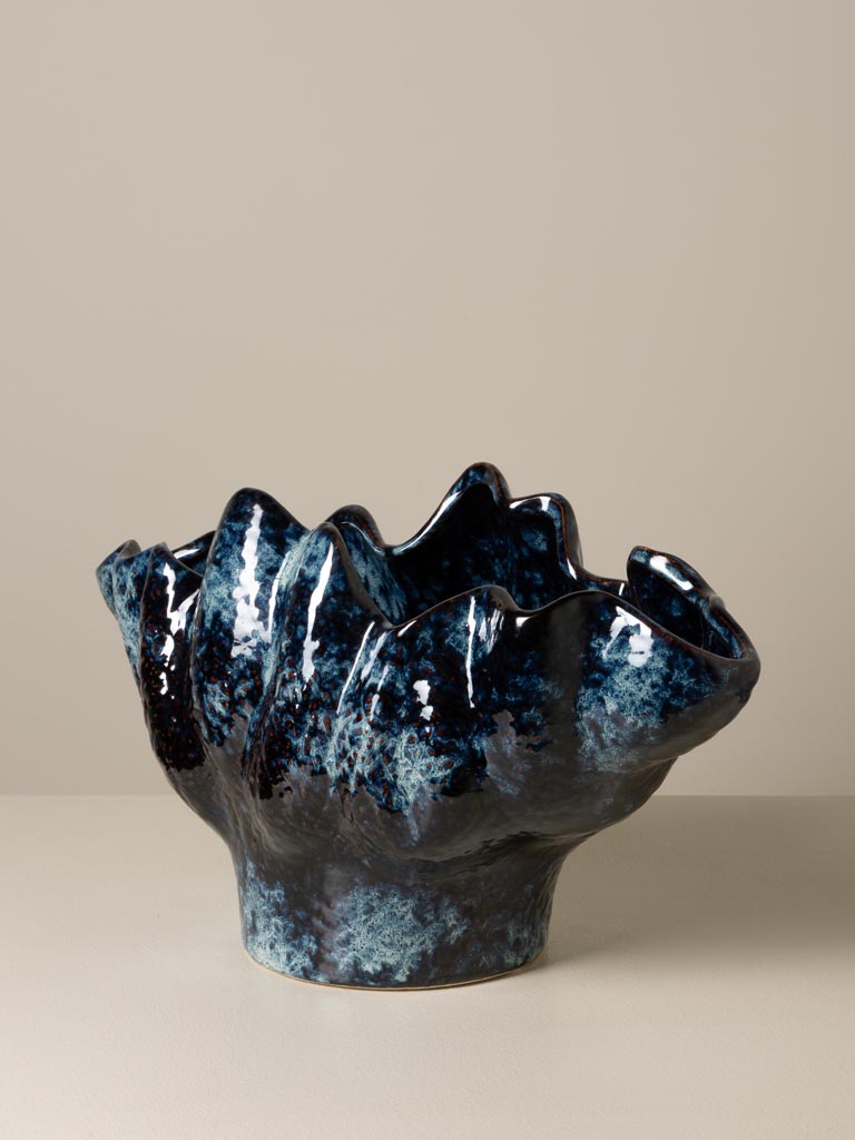 Vase bleu Ecume - 3