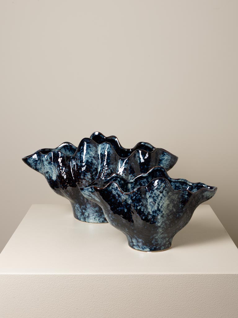 Vase bleu Ecume - 4