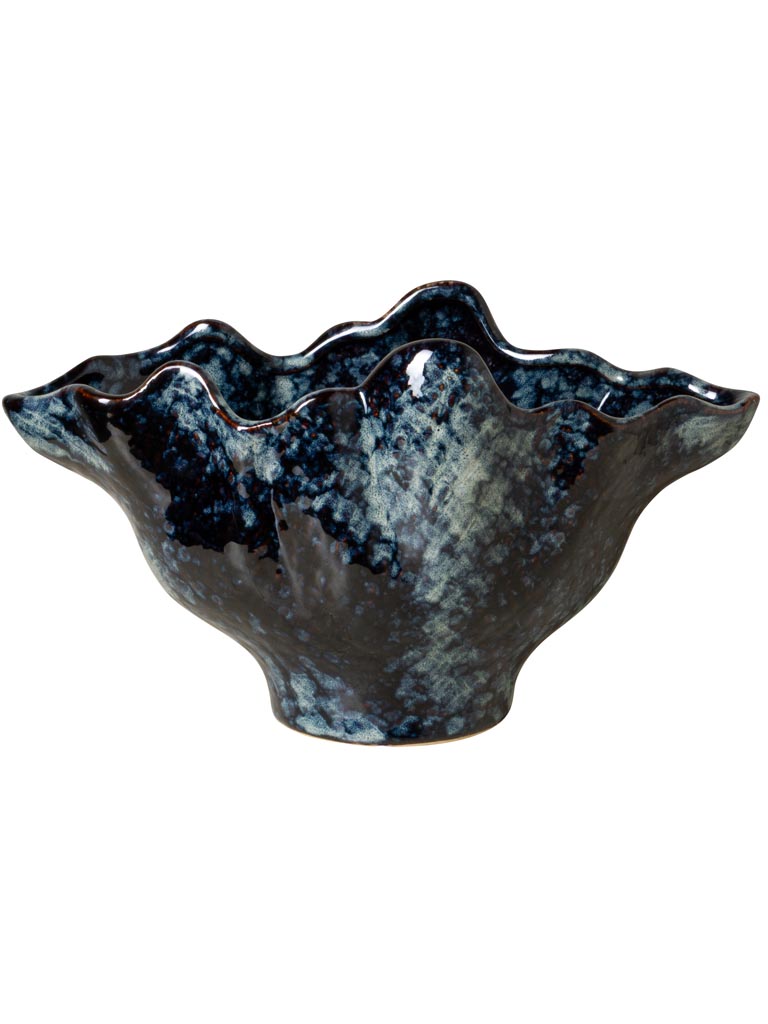 Petit vase bleu Ecume - 2