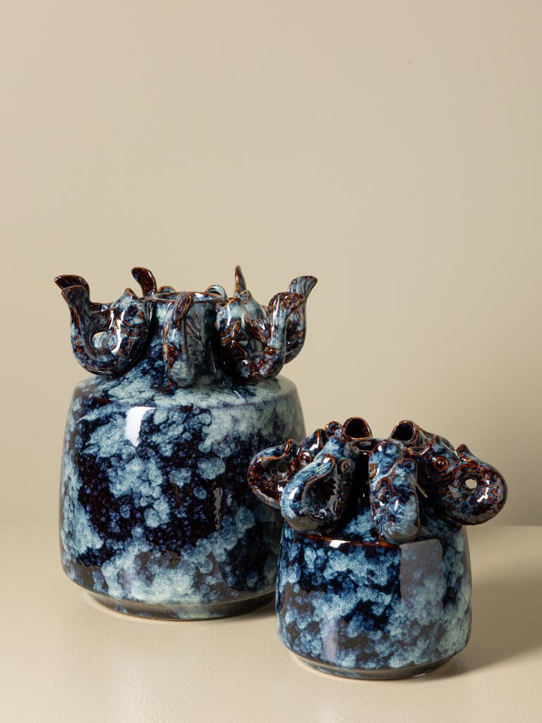 Vase et poissons Ecume - 5