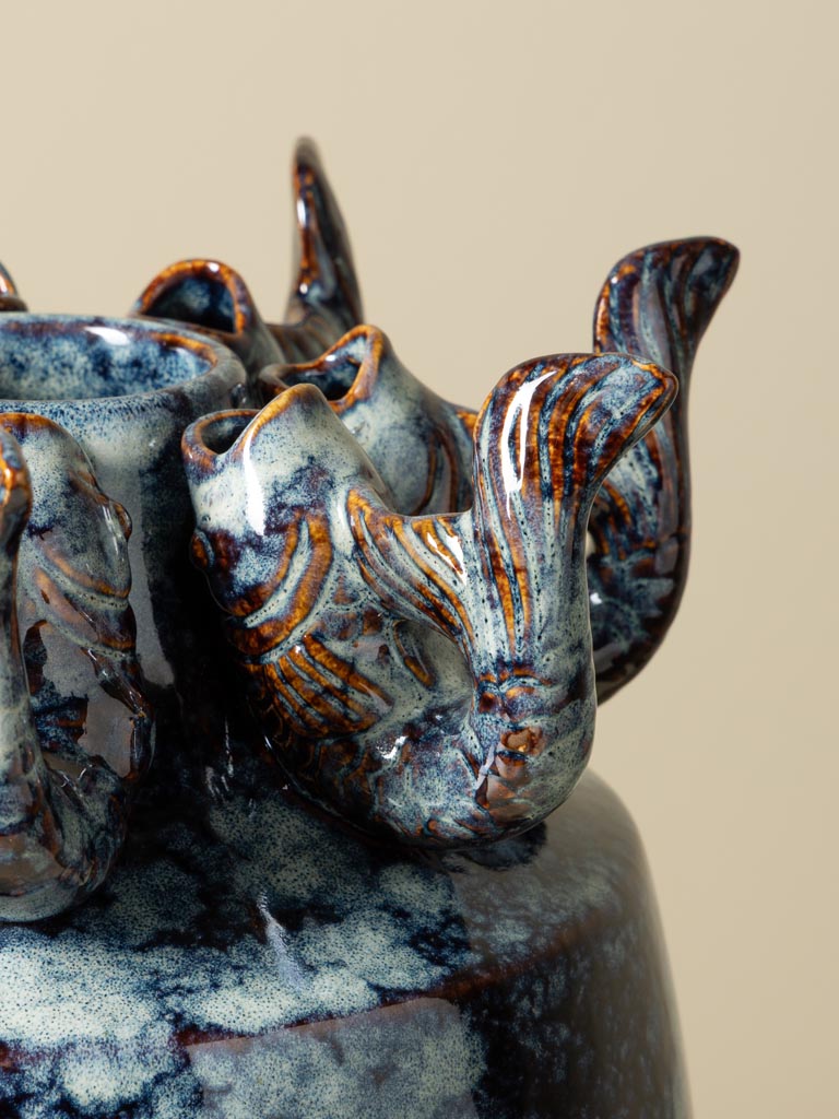Vase et poissons Ecume - 4
