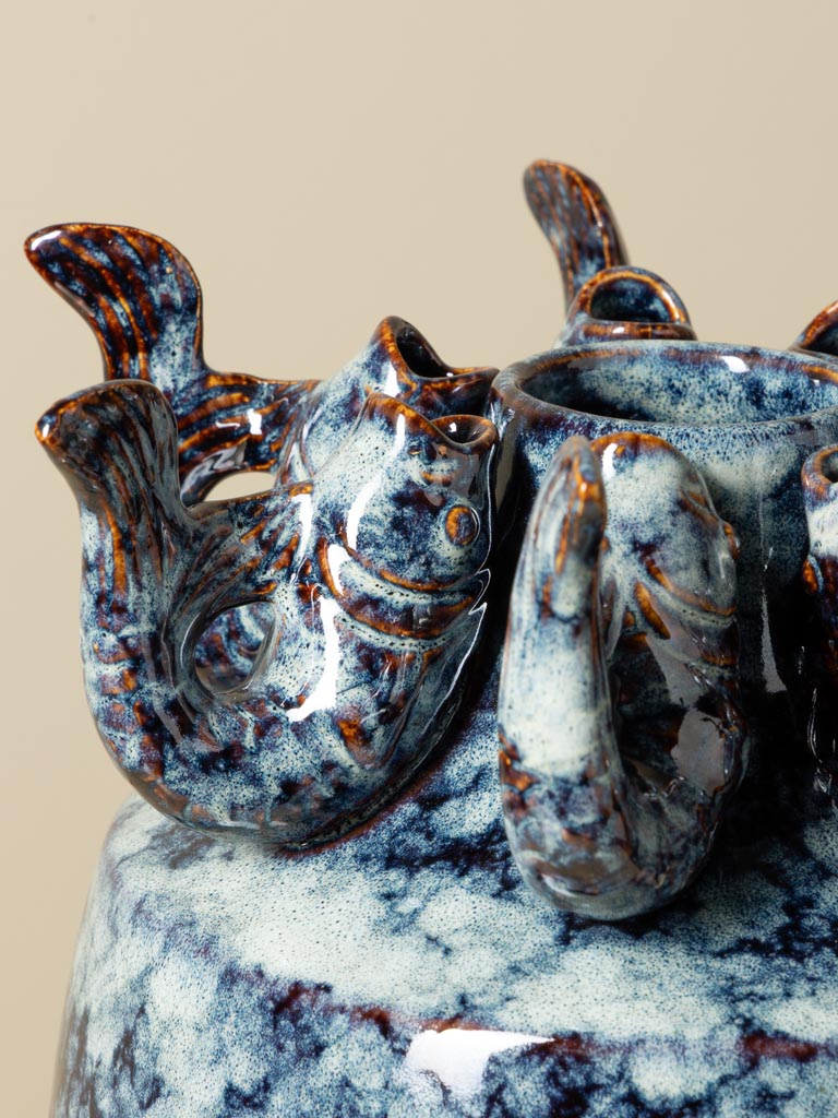 Vase et poissons Ecume - 6