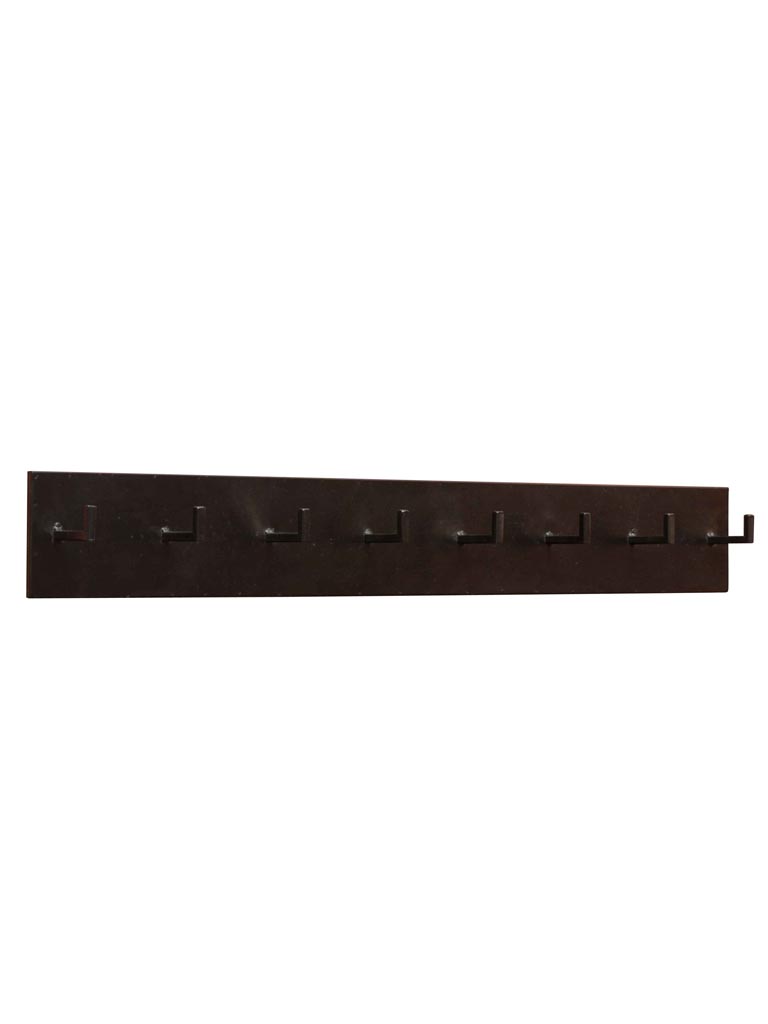 chehoma  Decorative items - Hooks - Modern black metal wall coat rack  [#30556]