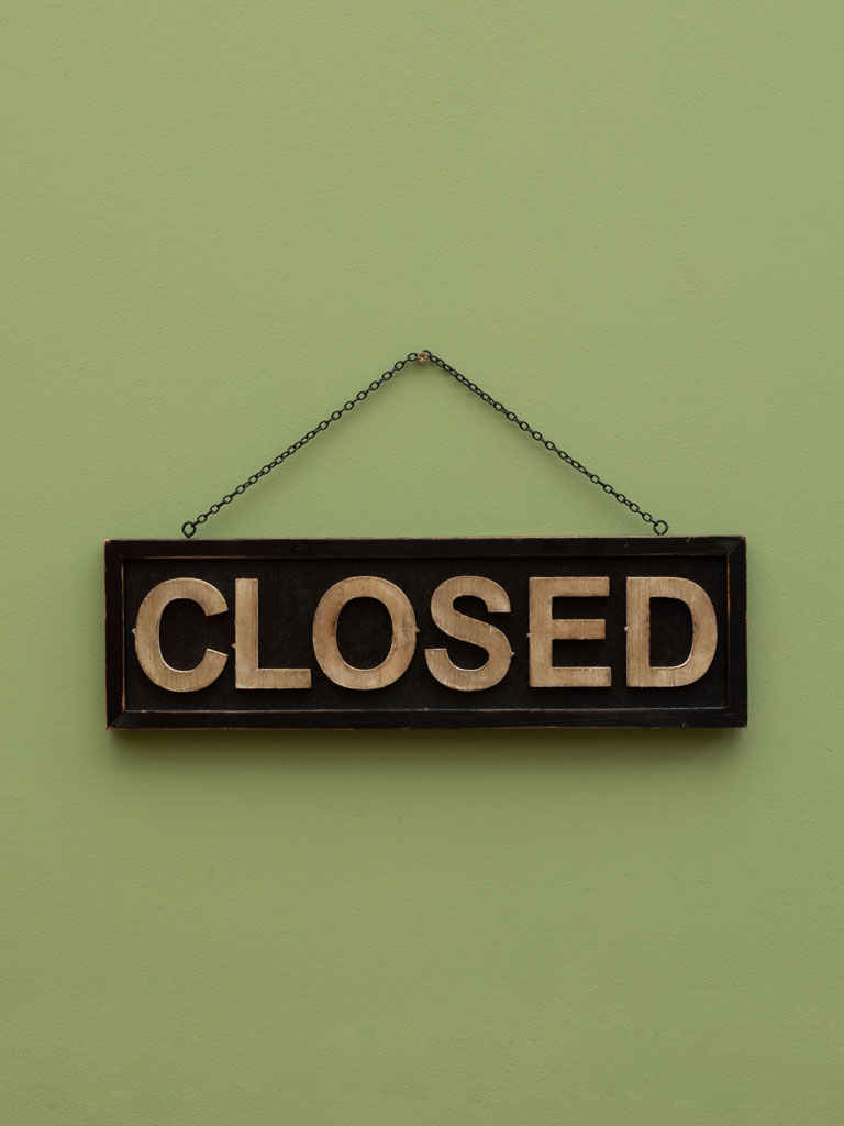 Hanging sign open/closed - 3