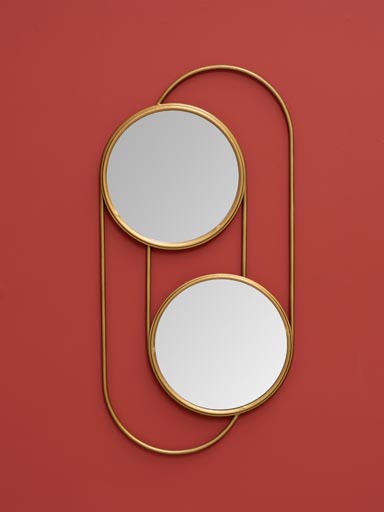 Double round mirror Loop