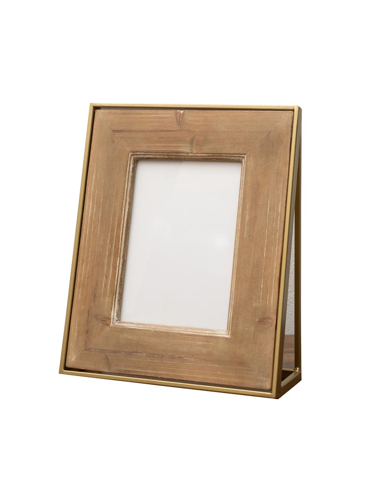 Photo frame with brass patina edges (11x16) - 2