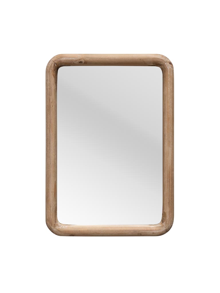 Miroir bois coins arrondis - 2
