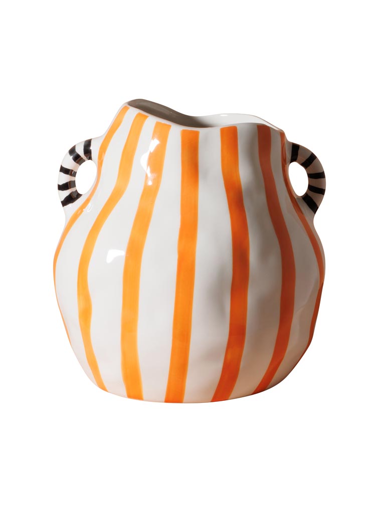 Striped vase Pomodoro - 2