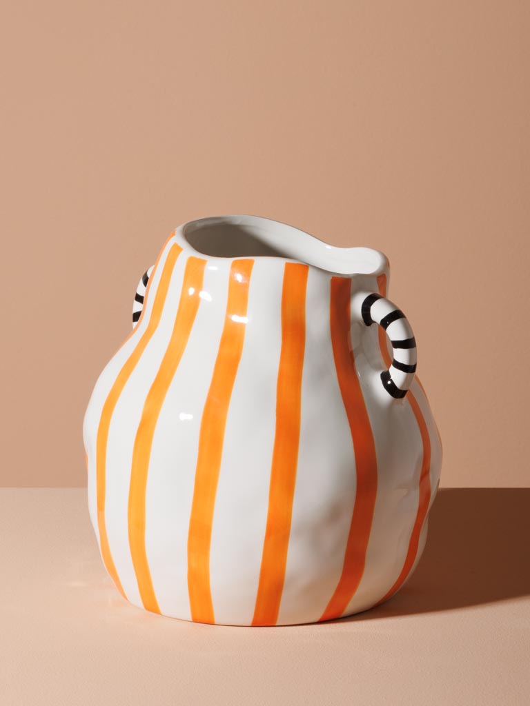 Striped vase Pomodoro - 3