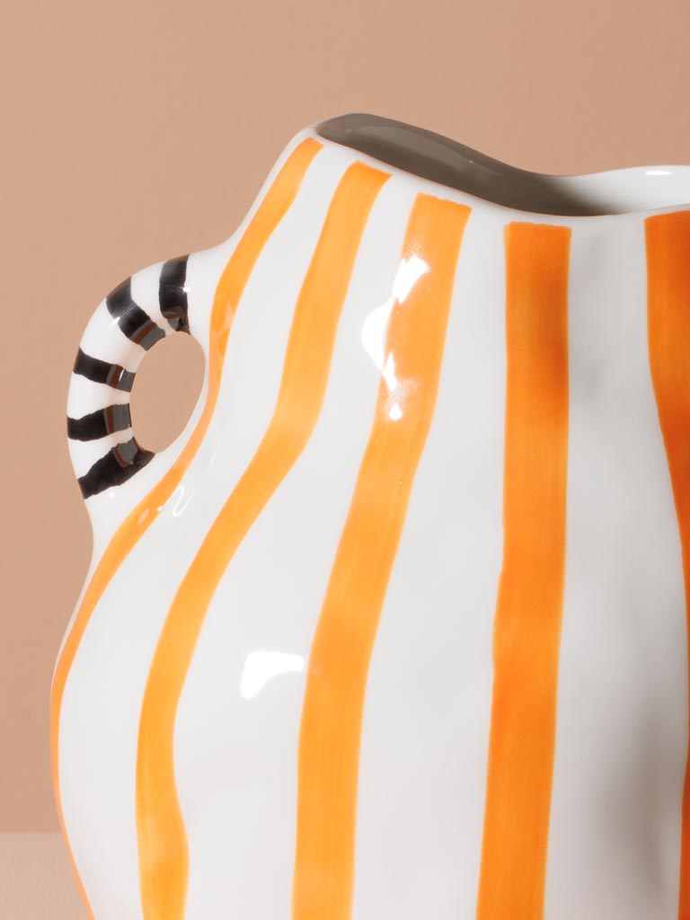 Striped vase Pomodoro - 4