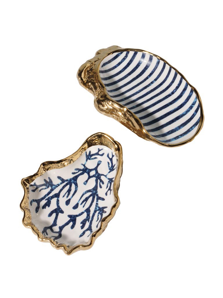 S/2 trinket trays Oysters - 2