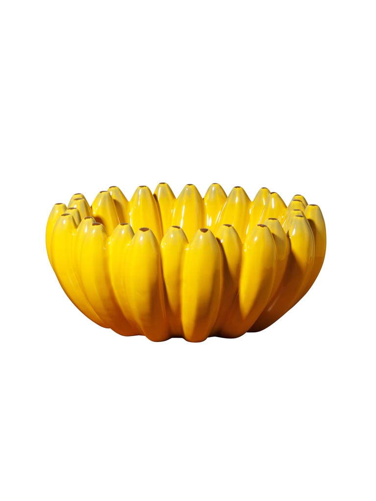 Large banana fruit basket in ceramic - 2