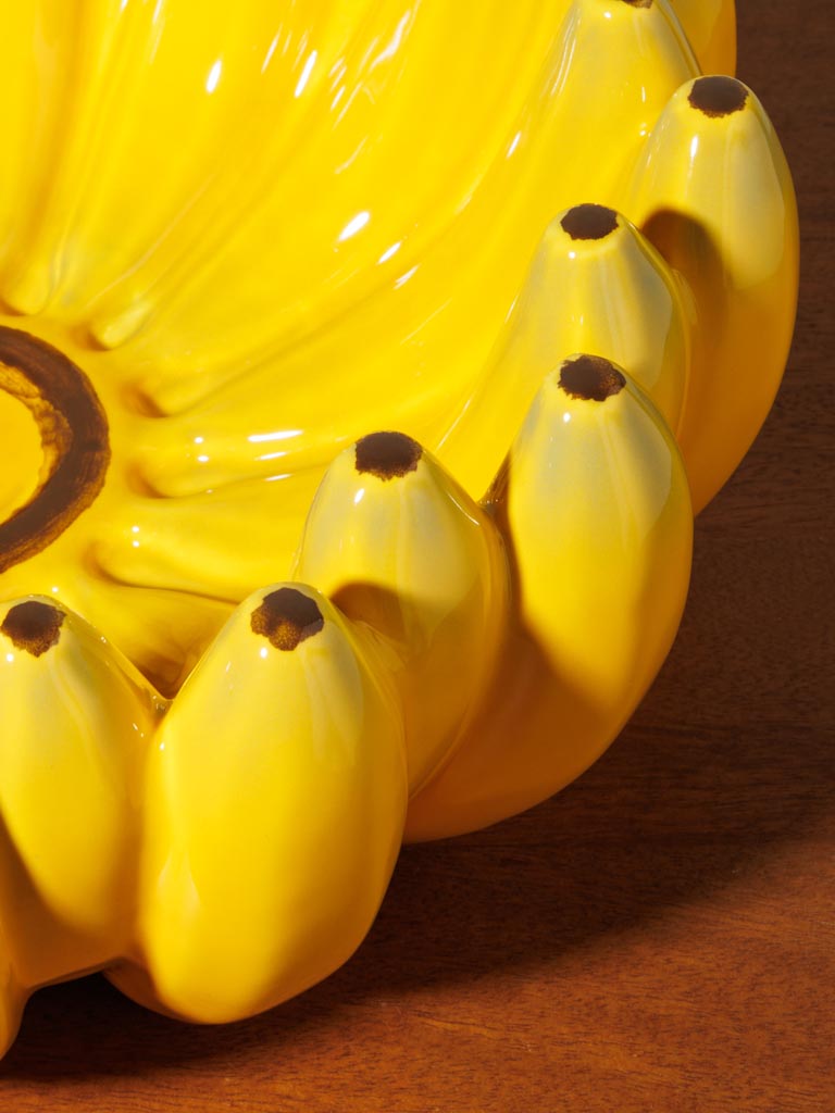 Large banana fruit basket in ceramic - 4