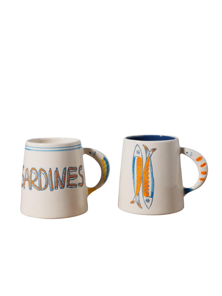 S/2 large mugs Sardines - 3