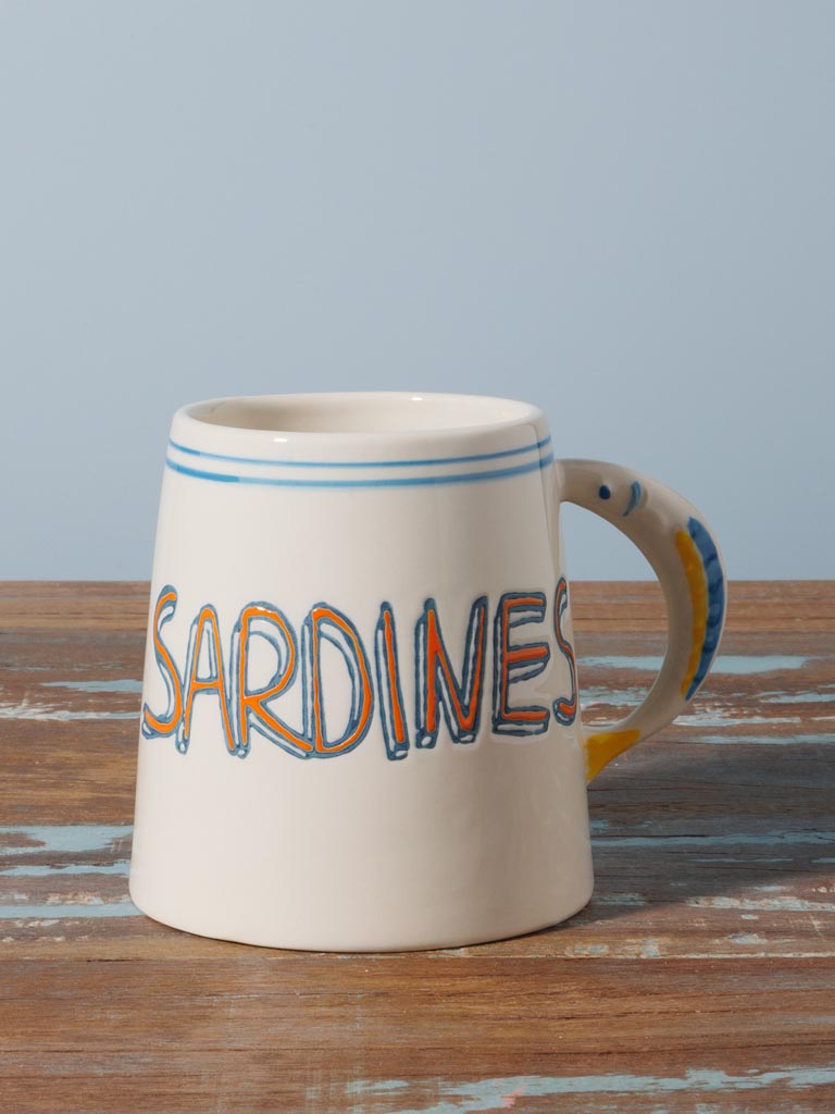 S/2 large mugs Sardines - 4