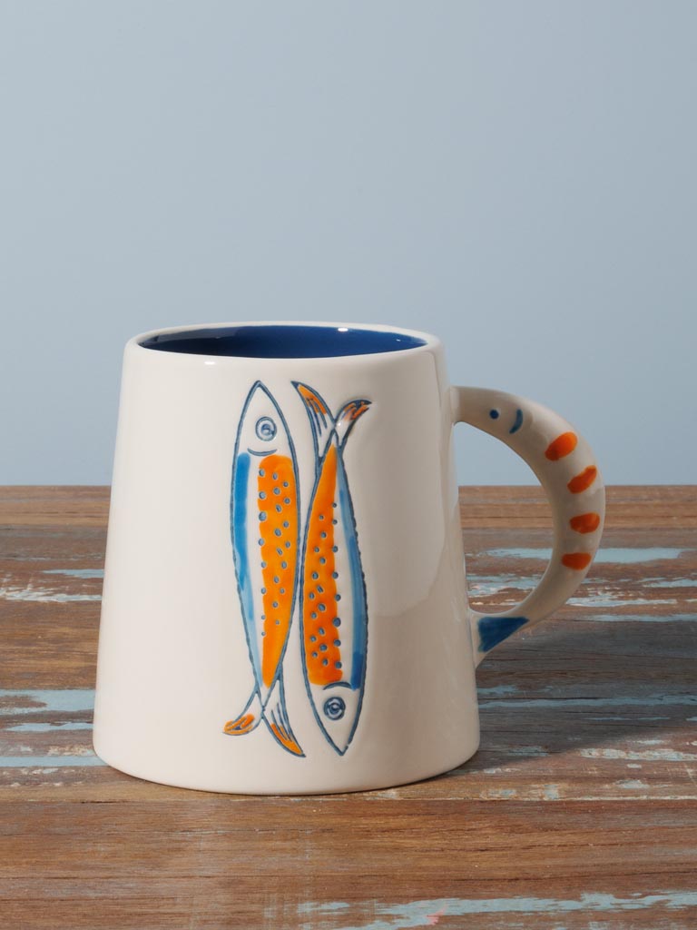 S/2 large mugs Sardines - 6