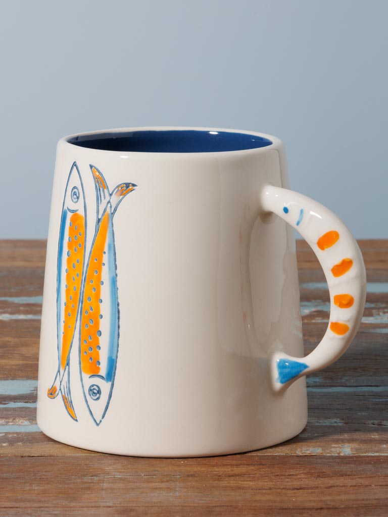 S/2 large mugs Sardines - 5