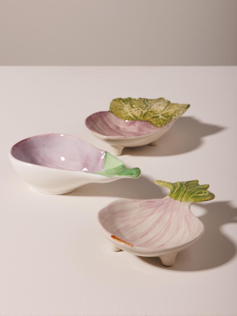 S/3 tiny dishes vegetables - 4