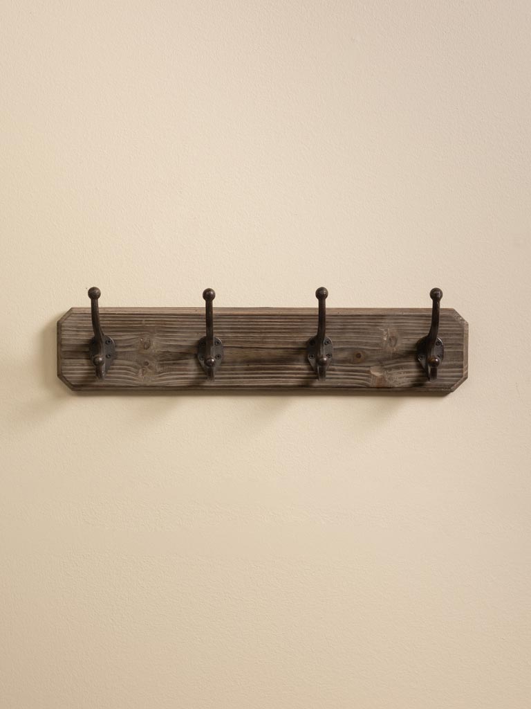 Wall coat holder 4 hooks - 1