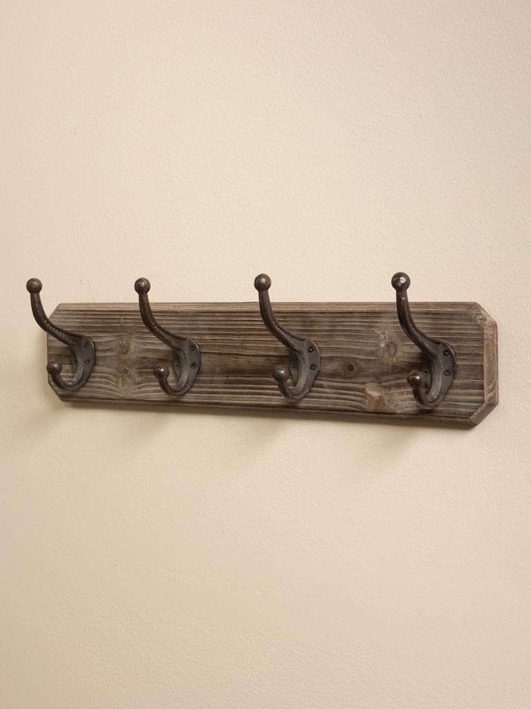 Wall coat holder 4 hooks - 3