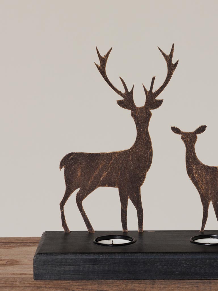 Candle holder deer and hind - 3