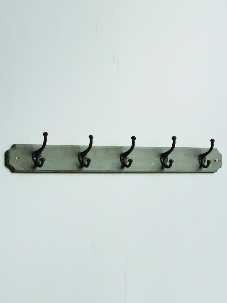 Coat rack 5 hooks 88cm - 1