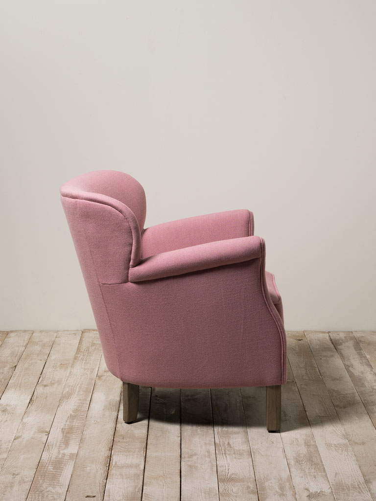 Fauteuil  lin rose Turner - 5