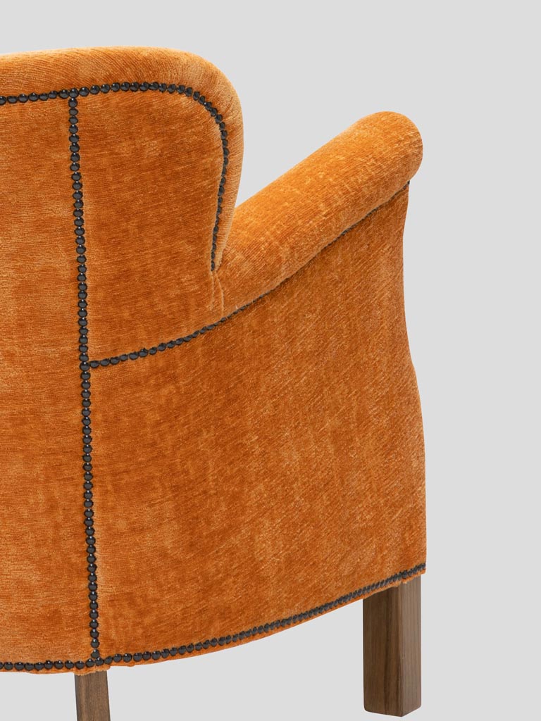 Orange armchair Turner - 5